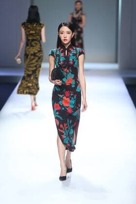 October 28, 2016 - Beijing, Beijing, China - A model presents a creation of Rabbit-Warm at China Fashion Week in Beijing on October 28th, 2016. Beijing China  - ZUMAs145 20161028_zaa_s145_107