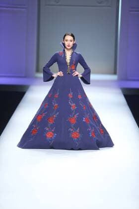 October 28, 2016 - Beijing, Beijing, China - A model presents a creation of Rabbit-Warm at China Fashion Week in Beijing on October 28th, 2016. Beijing China  - ZUMAs145 20161028_zaa_s145_112