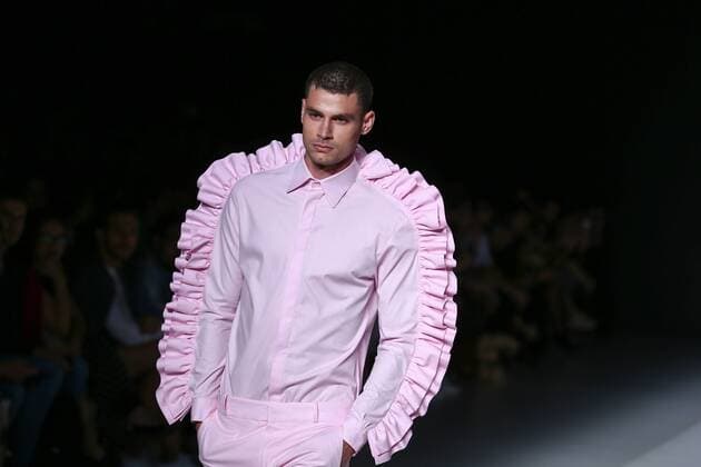 October 28, 2016 - Sao Paulo, Brazil - Model presents creation by Joao Pimenta, during the Sao Paulo Fashion Week, winter 2017 edition, this Friday , in Sao Paulo, Brazil. Sao Paulo Brazil - ZUMAl146 20161028_zaf_l146_002