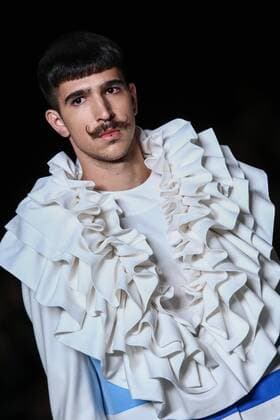 October 28, 2016 - Sao Paulo, Brazil - Model presents creation by Joao Pimenta, during the Sao Paulo Fashion Week, winter 2017 edition, this Friday , in Sao Paulo, Brazil. Sao Paulo Brazil - ZUMAl146 20161028_zaf_l146_016