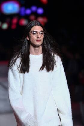 October 28, 2016 - Sao Paulo, Brazil - Model presents creation by Coca Cola Jeans, during the Sao Paulo Fashion Week, winter 2017 edition, this Friday , in Sao Paulo, Brazil. Sao Paulo Brazil - ZUMAl146 20161028_zaf_l146_025