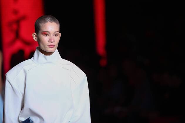 October 28, 2016 - Sao Paulo, Brazil - Model presents creation by Coca Cola Jeans, during the Sao Paulo Fashion Week, winter 2017 edition, this Friday , in Sao Paulo, Brazil. Sao Paulo Brazil - ZUMAl146 20161028_zaf_l146_041