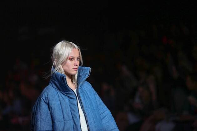 October 28, 2016 - Sao Paulo, Brazil - Model presents creation by Coca Cola Jeans, during the Sao Paulo Fashion Week, winter 2017 edition, this Friday , in Sao Paulo, Brazil. Sao Paulo Brazil - ZUMAl146 20161028_zaf_l146_043