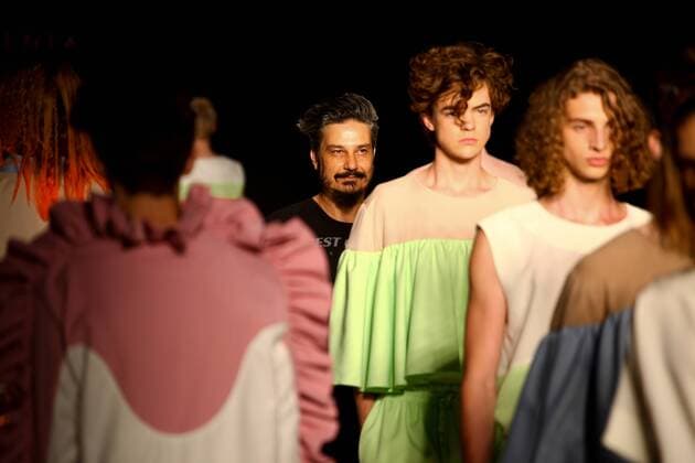 Sao Paulo Fashion Week - John Pepper SÃO PAULO, SP - 28.10.2016: SPFW N42 - stylist show John Pepper during São Paulo Fashion Week (SPFW) Trans N42 held in Ibirapuera Hall in São Paulo, SP. x1222254x  RicardoxMoreira