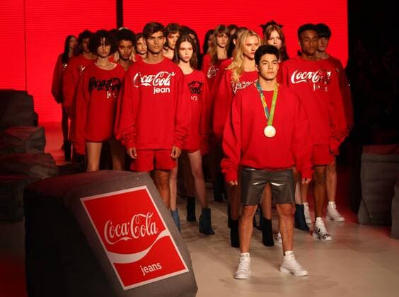 SÃO PAULO, SP - 28.10.2016: SPFW N42 - Arthur Nory in the parade brand Coca Cola Jeans during São Paulo Fashion Week (SPFW) Trans N42 held in Ibirapuera Hall in São Paulo, SP. x1222382x  RicardoxMoreira