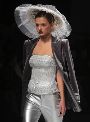 Chinese and European models wear clothing from the Maryma 2017 collection during China s international fashion week in Beijing on October 29, 2016. Chinese fashion designers are becoming an international force with both European and American fashion houses looking at the new, fresh Chinese clothing-minds as potential partners in future clothing brands.  PEK2016102904 STEPHENxSHAVER