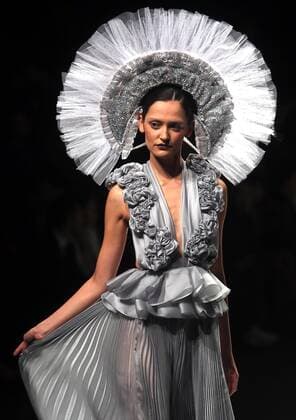 Chinese and European models wear clothing from the Maryma 2017 collection during China s international fashion week in Beijing on October 29, 2016. Chinese fashion designers are becoming an international force with both European and American fashion houses looking at the new, fresh Chinese clothing-minds as potential partners in future clothing brands.  PEK2016102906 STEPHENxSHAVER