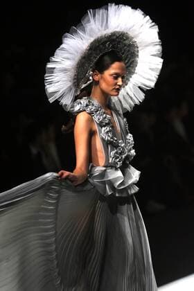 Chinese and European models wear clothing from the Maryma 2017 collection during China s international fashion week in Beijing on October 29, 2016. Chinese fashion designers are becoming an international force with both European and American fashion houses looking at the new, fresh Chinese clothing-minds as potential partners in future clothing brands.  PEK2016102907 STEPHENxSHAVER
