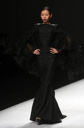Chinese and European models wear clothing from the Maryma 2017 collection during China s international fashion week in Beijing on October 29, 2016. Chinese fashion designers are becoming an international force with both European and American fashion houses looking at the new, fresh Chinese clothing-minds as potential partners in future clothing brands.  PEK2016102909 STEPHENxSHAVER