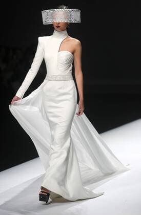 Chinese and European models wear clothing from the Maryma 2017 collection during China s international fashion week in Beijing on October 29, 2016. Chinese fashion designers are becoming an international force with both European and American fashion houses looking at the new, fresh Chinese clothing-minds as potential partners in future clothing brands.  PEK2016102916 STEPHENxSHAVER