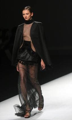 Chinese and European models wear clothing from the Maryma 2017 collection during China s international fashion week in Beijing on October 29, 2016. Chinese fashion designers are becoming an international force with both European and American fashion houses looking at the new, fresh Chinese clothing-minds as potential partners in future clothing brands.  PEK2016102932 STEPHENxSHAVER