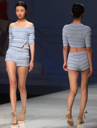 Chinese and European models wear clothing from the Lotus 2017 collection during China s international fashion week in Beijing on October 31, 2016. Chinese fashion designers are becoming an international force with both European and American fashion houses looking at the new, fresh Chinese clothing-minds as potential partners in future clothing brands.  PEK2016103114 STEPHENxSHAVER