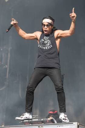 October 30, 2016 - New Orleans, Louisiana, U.S - ANDERSON PAAK performs in costume at the Voodoo Music + Arts Experience in New Orleans, Louisiana New Orleans U.S. - ZUMAs135 20161030_zap_s135_039