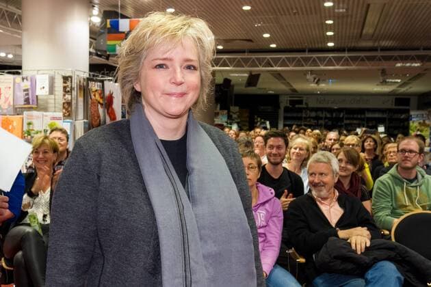 Karin Slaughter bei ihrer Deutschland Buchpremiere bei der Mayersche mit dem Roman Blutige Fesseln am 31.10.2016 in Köln. Buchpremiere bei der Mayersche mit dem Roman Blutige Fesseln in Köln