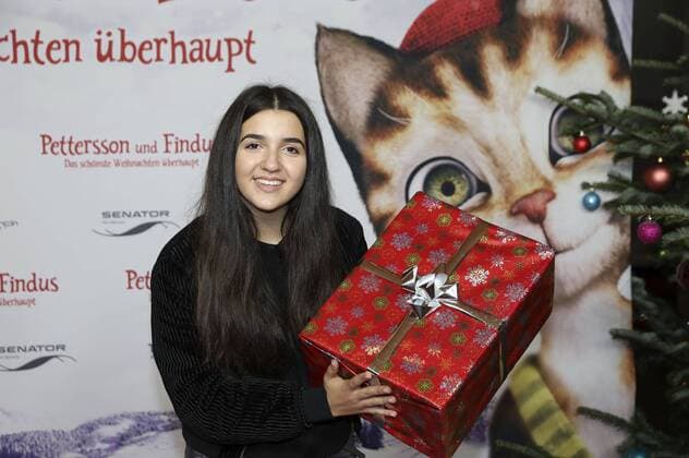 Roxana Samadi bei der Premiere des Kinofilms Pettersson und Findus 2 - Das schönste Weihnachten überhaupt im Colosseum. Berlin, 01.11.2016 Foto:xS.xGabschx xFuturexImage