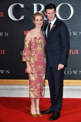 November 1, 2016 - London, London, UK - CLAIRE FOY and MATT SMITH attend the TV premiere of the new Netflix series The Crown about the reign of Queen Elizabeth II. London, UK. London UK  - ZUMAl94_ 20161101_zaf_l94_065