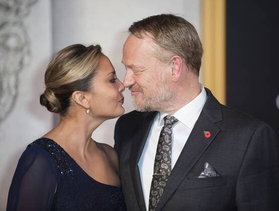 The Crown World Premiere London, UK. Allegra Riggio and Jared Harris at the World Premiere of new Netflix Original series The Crown at Odeon Leicester Square on November 1, 2016 in London, England. LMK386 -61210-021116 