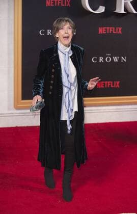 The Crown World Premiere London, UK. Dame Eileen Atkins at the World Premiere of new Netflix Original series The Crown at Odeon Leicester Square on November 1, 2016 in London, England. LMK386 -61210-021116 