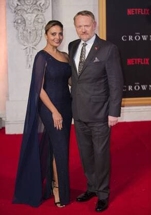 The Crown World Premiere London, UK. Allegra Riggio and Jared Harris at the World Premiere of new Netflix Original series The Crown at Odeon Leicester Square on November 1, 2016 in London, England. LMK386 -61210-021116 