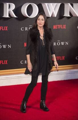 The Crown World Premiere London, UK. Amanda Donohoe at the World Premiere of new Netflix Original series The Crown at Odeon Leicester Square on November 1, 2016 in London, England. LMK386 -61210-021116 