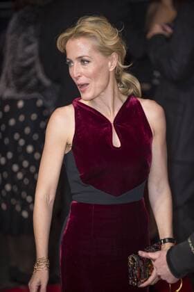 The Crown World Premiere London, UK. Gillian Anderson at the World Premiere of new Netflix Original series The Crown at Odeon Leicester Square on November 1, 2016 in London, England. LMK386 -61210-021116 