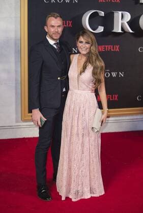 The Crown World Premiere London, UK. Gemma Oaten and Patner at the World Premiere of new Netflix Original series The Crown at Odeon Leicester Square on November 1, 2016 in London, England. LMK386 -61210-021116 