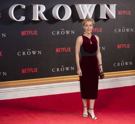 The Crown World Premiere London, UK. Gillian Anderson at the World Premiere of new Netflix Original series The Crown at Odeon Leicester Square on November 1, 2016 in London, England. LMK386 -61210-021116 