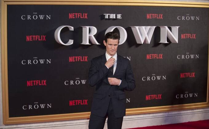 The Crown World Premiere London, UK. Matt Smith at the World Premiere of new Netflix Original series The Crown at Odeon Leicester Square on November 1, 2016 in London, England. LMK386 -61210-021116 