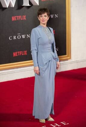 The Crown World Premiere London, UK. Victoria Hamilton at the World Premiere of new Netflix Original series The Crown at Odeon Leicester Square on November 1, 2016 in London, England. LMK386 -61210-021116 