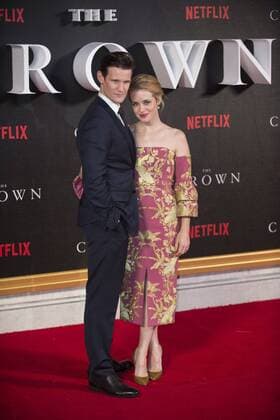 The Crown World Premiere London, UK. Matt Smith and Claire Foy at the World Premiere of new Netflix Original series The Crown at Odeon Leicester Square on November 1, 2016 in London, England. LMK386 -61210-021116 