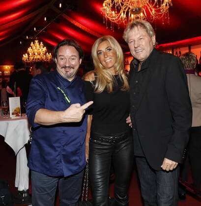Kolja Kleeberg, Ute und Bernhard Brink bei derGala-Premiere im PALAZZO-Siegelpalast Berlin.