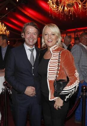 Ulla Kock am Brink, Peter Fissenewert bei derGala-Premiere im PALAZZO-Spiegelpalast Berlin.