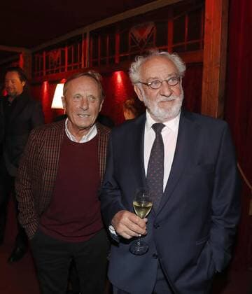 Claus Theo Gärtner, Dieter Hallervorden bei derGala-Premiere im PALAZZO-Spiegelpalast Berlin.