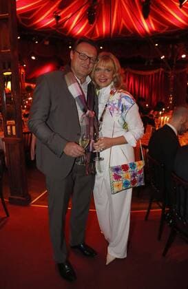 Dirk Ullmann, Nanna Kuckuck bei derGala-Premiere im PALAZZO-Spiegelpalast Berlin.