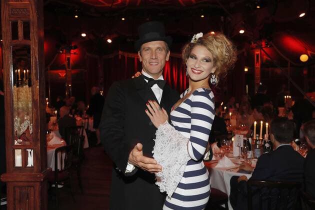 Peer Kusmagk, Freundin Janni bei derGala-Premiere im PALAZZO-Spiegelpalast Berlin.