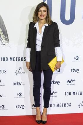 Sandra Barneda during the premier of the film 100 METROS at Capitol Cinema in Madrid, Spain. November 02, 2016.  (20161102003)
