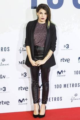 Angie Fernandez during the premier of the film 100 METROS at Capitol Cinema in Madrid, Spain. November 02, 2016.  (20161102004)