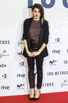 Angie Fernandez during the premier of the film 100 METROS at Capitol Cinema in Madrid, Spain. November 02, 2016.  (20161102005)