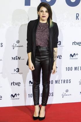 Angie Fernandez during the premier of the film 100 METROS at Capitol Cinema in Madrid, Spain. November 02, 2016.  (20161102008)