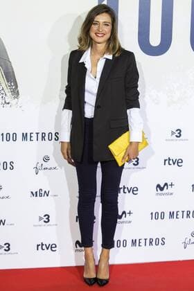 Sandra Barneda during the premier of the film 100 METROS at Capitol Cinema in Madrid, Spain. November 02, 2016.  (20161102001)
