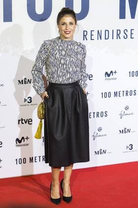 Ruth Llopis during the premier of the film 100 METROS at Capitol Cinema in Madrid, Spain. November 02, 2016.  (20161102016)