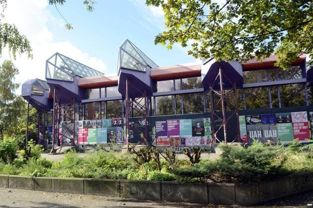 10 . 10 . 2016 , Berlin : SEZ - ehemaliges Sport - und Erholungszentrum , Landsberger Allee .