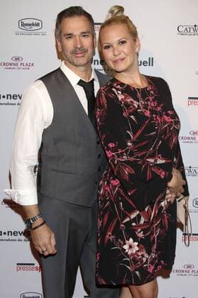 Manou Lubowski mit Partnerin Lara von Stumberg bei der PR-Bild Award 2016 Verleihung im Maritimen Museum. Hamburg, 03.11.2016 Foto:xgbrcix xFuturexImage