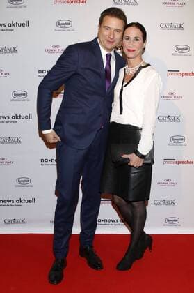Jörg Boecker mit Lebensgefährtin Jessica bei der PR-Bild Award 2016 Verleihung im Maritimen Museum. Hamburg, 03.11.2016 Foto:xgbrcix xFuturexImage