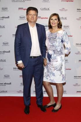 Lars Haider und Edith Stier Thompson bei der PR-Bild Award 2016 Verleihung im Maritimen Museum. Hamburg, 03.11.2016 Foto:xgbrcix xFuturexImage