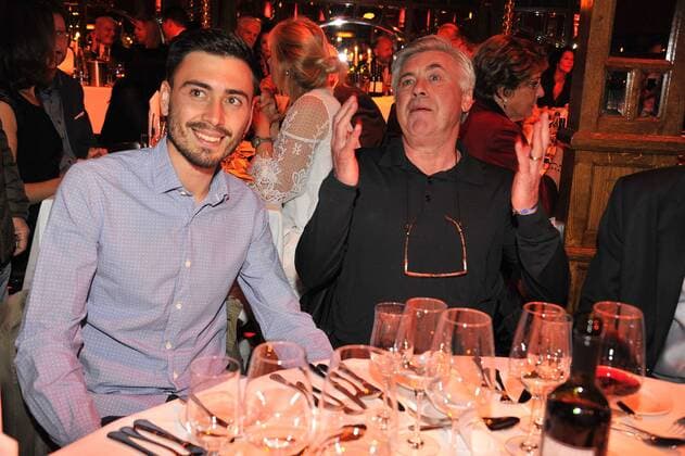 Carlo Ancelotti und sein Sohn Davide Ancelotti bei der Teatro Premiere am 03.11.2016 in München Teatro Premiere in Muenchen, 2016 