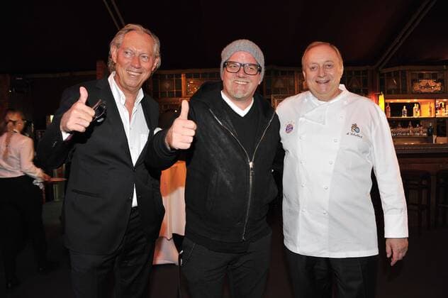 Prof. Dr. Werner Mang, DJ Ötzi (Gerry Friedle) und Alfons Schuhbeck VIP-Premiere Schuhbecks teatro Sweet Dreams Spiegelpalast Riem bei München 03. November 2016