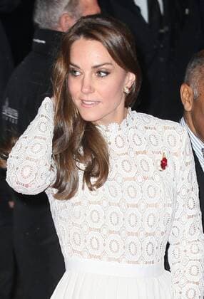 Catherine, Duchess of Cambridge attending the premiere of A Street Cat Named Bob, in London. NOVEMBER 3rd 2016  MISx163440