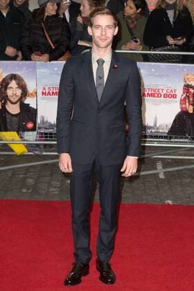 British actor Luke Treadaway attending the premiere of A Street Cat Named Bob, in London. NOVEMBER 3rd 2016  MISx163440