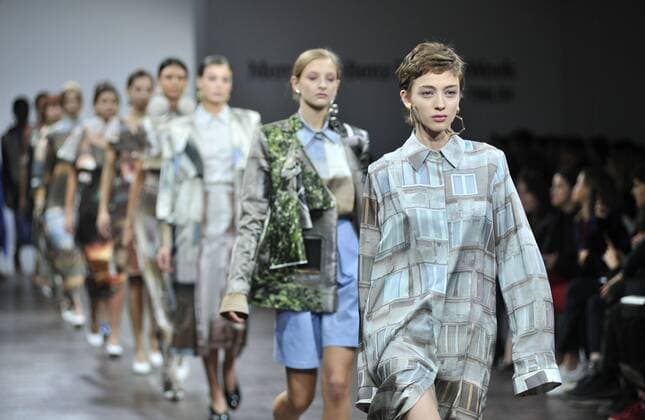 (161104) -- TBILISI, Nov. 4, 2016 -- Models present creations by Lako Bukia from Georgia during the Mercedes-Benz Fashion Week in Tbilisi, capital of Georgia, on Nov. 4, 2016. ) GEORGIA-TBILISI-FASHION WEEK KulumbegashvilixTamuna 